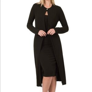 Zenana size M tank dress and cardigan set